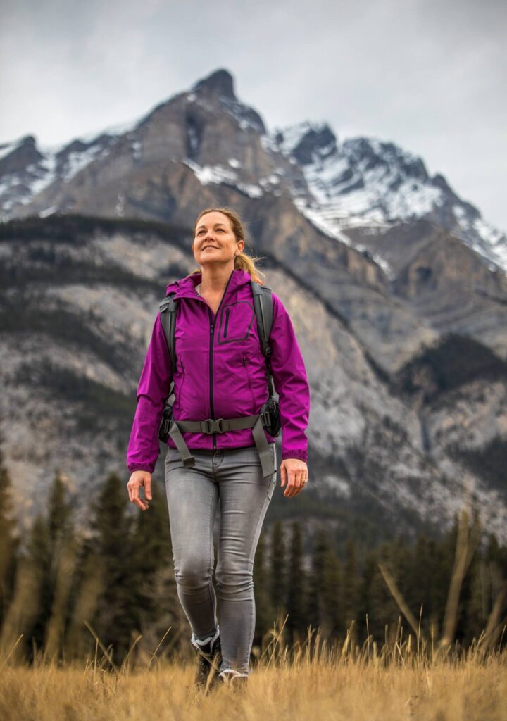 Jemima Hiking in Canada 